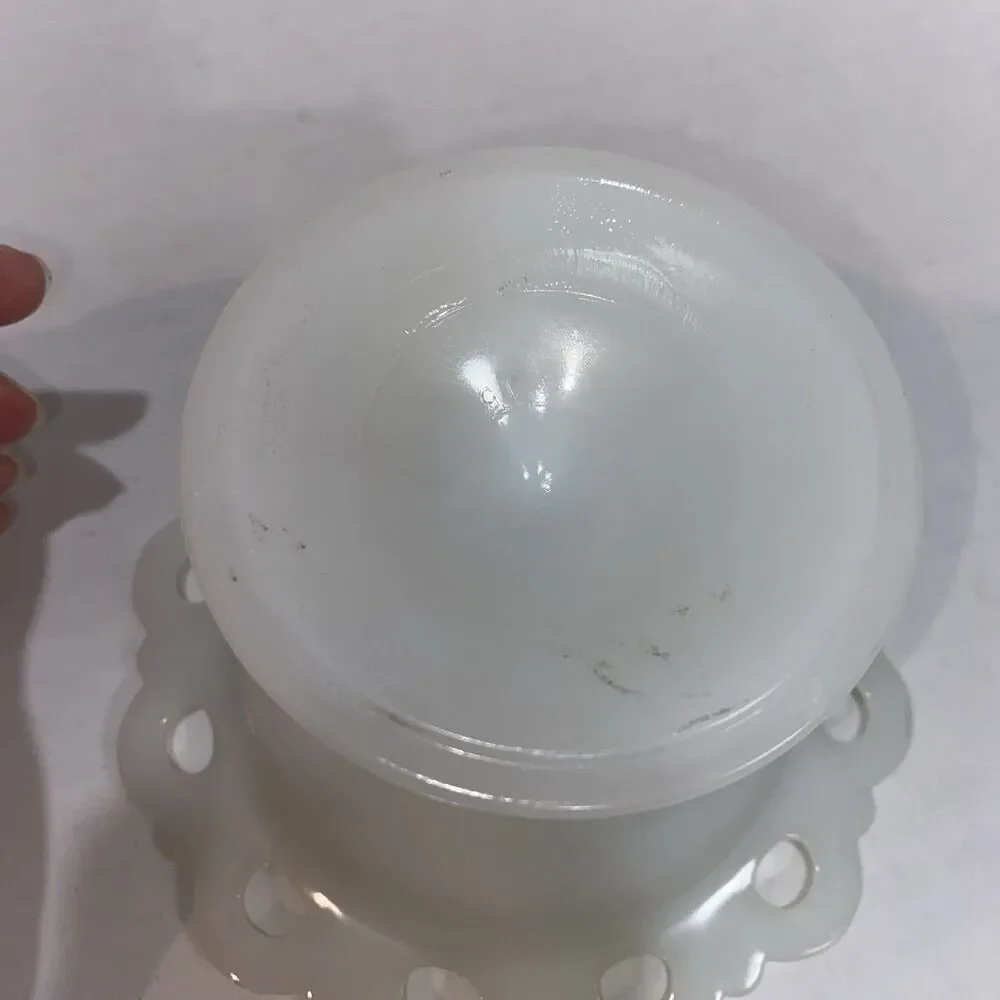 Anchor Hocking milk glass